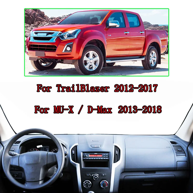 Interior Dashboard Dash Mat Cover For Isuzu D-max Dmax Pickup 2012-2018 LHD