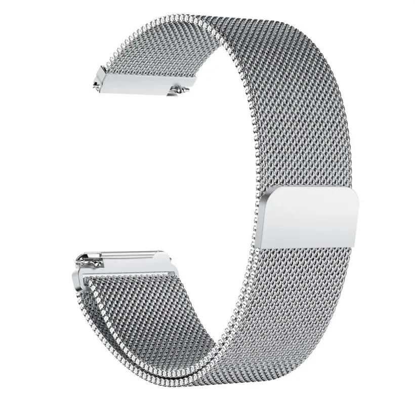 CARPRIE новая Миланская Магнитная Петля из нержавеющей стали ремешок для часов Garmin vivoactive 3 дропшиппинг 9 Aug - Цвет: Silver