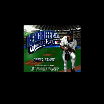 

Ken Griffey Jr.'s Winning Run NTSC Version 16 Bit 46 Pin Big Gray Game Card For USA Game Players