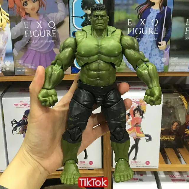 Movie Avengers Infinity War Hulk Bruce Banner Cartoon Toy Action