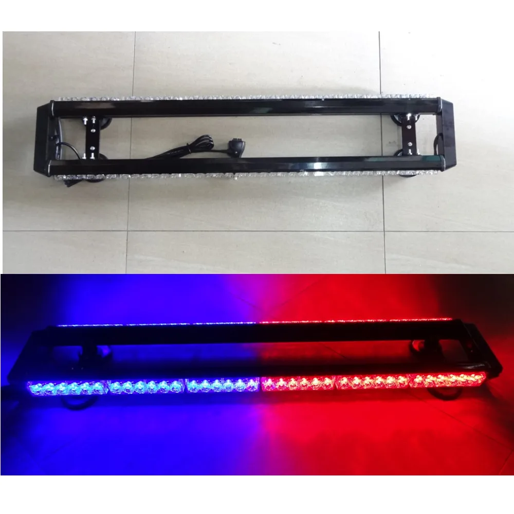 Universial Bright 78 LED 40 Strobe Flash Light Amber Yellow Red/Blue Dash Emergency Light Warning Signal Flashing Fog Lightbar construction site solar powered red amber blue safety warning flashing light