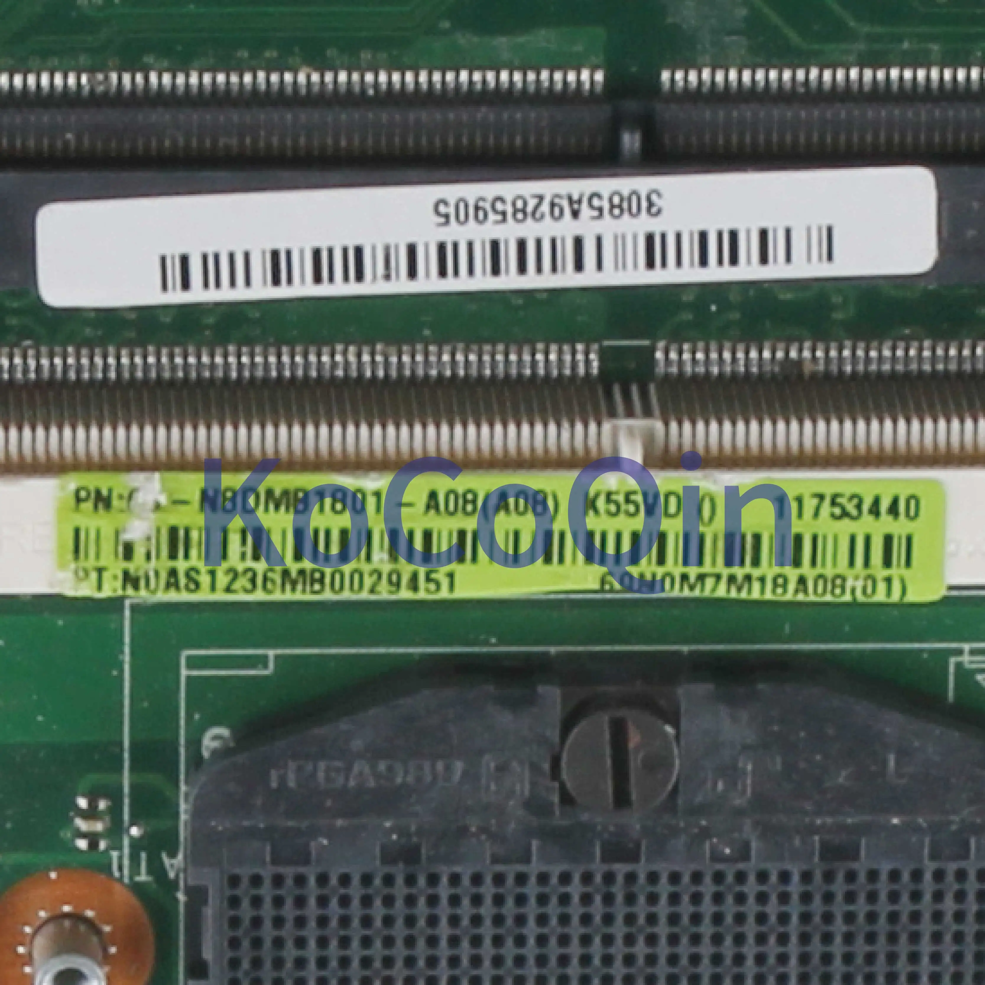 Kocoqin-placa-mãe para Computador Portátil para Asus K55vd K55a A55vd F55vd K55v K55 Rev: 3.0 Slslj8e - Imagem 3
