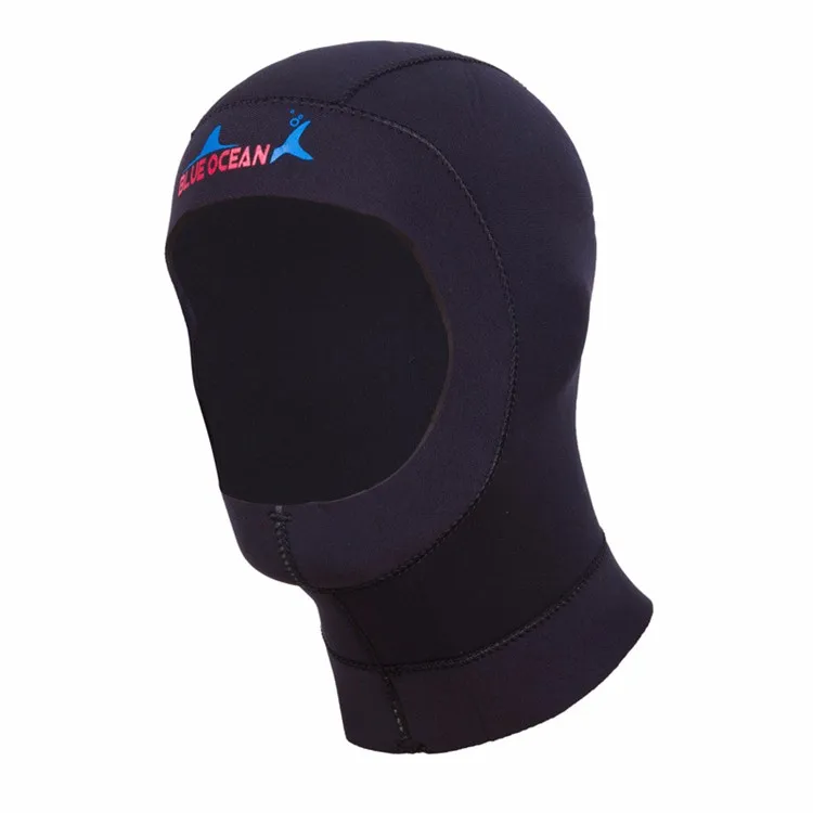 3 мм для подводного плавания из неопрена Кепка с наплечным Сноркелинг оборудование шляпа капюшон Шея крышка зимняя плавающая шапка теплый гидрокостюм защита волос
