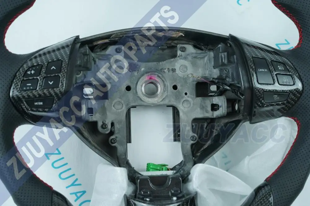 Рулевое колесо из углеродного волокна и кожи для Mitsubishi Lancer|Рулевые колеса