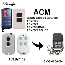 Cheap ACM TX2 / TX4 remote control replacement ACM TX SMALL / TX2 COLOR garage door opener 433.92mhz handheld transmitter key fob Cheap ACM TX2 / TX4 remote control replacement ACM TX SMALL / TX2 COLOR garage door opener 433.92mhz handheld transmitter key fob