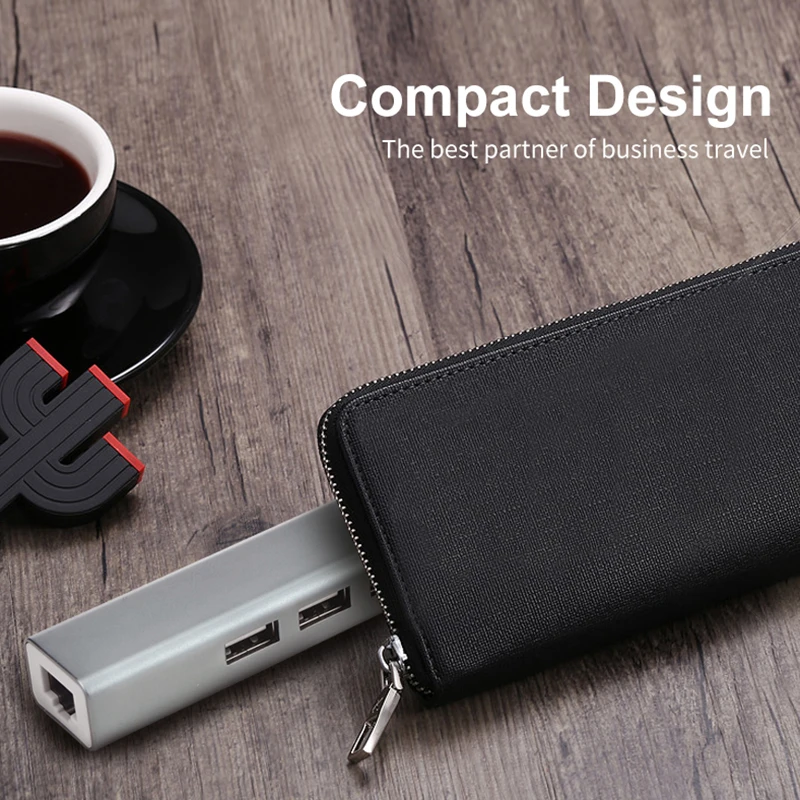 OFCCOM USB Ethernet usb хаб для RJ45 Lan сетевая карта 10/100 Мбит/с адаптер Mac iOS портативных ПК