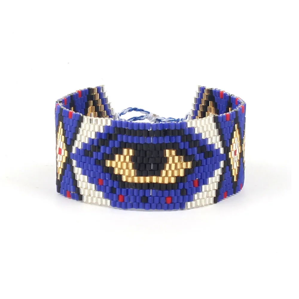Go2boho MIYUKI браслет женские ювелирные изделия Турецкий Дурной глаз браслеты ручной