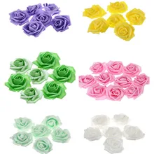 50 шт. Искусственные цветы из пены цветы для дома Свадебные украшения Свадебный душ