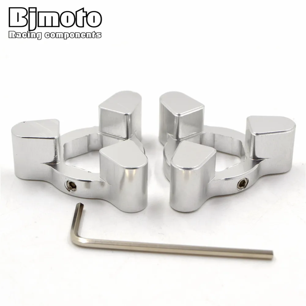 Alina-Shops New 22mm Aluminum Motorcycle Fork Preload Adjusters For Honda Aprilia RSV 1000 Dorsoduro Ducati 1198 848 Kawasaki ER6N ZXR400