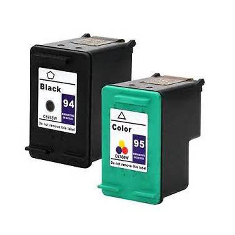 2PC Replacement 94 95 Ink Cartridge for HP Deskjet 460 460c 5740 5743
