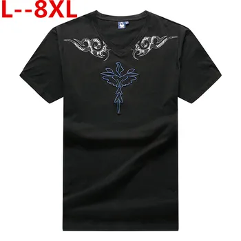 

10XL 8XL 6XL 5XL 4X 2019 summer new cotton t-shirt men snow wash vintage tops fashion tees plus size t shirt letter print tshirt