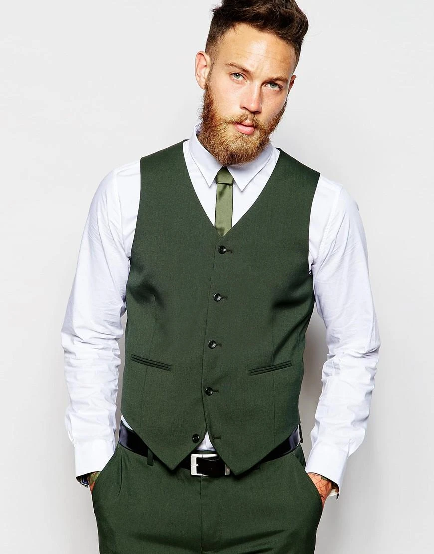 high-quality-groomsmen-peak-lapel-groom-tuxedos