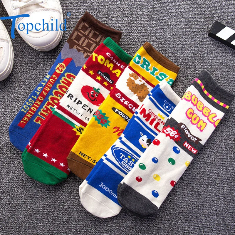 

Topchild cartoon milk tomato three-dimensional socks winter thick Warm Socks unisex Casual comfortable high quality big size