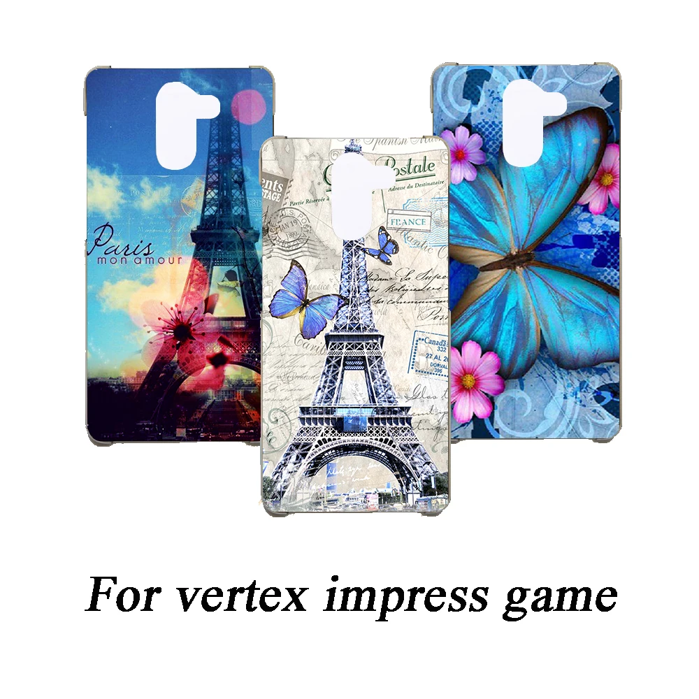Чехол для Vertex Impress Game из ТПУ цветной защитный чехол накладка телефона сделай