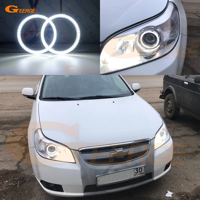 Для Chevrolet Epica 2007 2008 2009 2010 2011 2012 2013 smd комплект светодиодов «глаза ангела» Дневной светильник отлично Ультра яркое освещение DRL