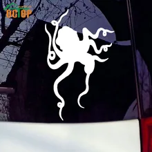 Dancing Octopus Vinyl Decals Funny Animal Car Styling Sticker Removable Waterproof Decals For Auto Decoration