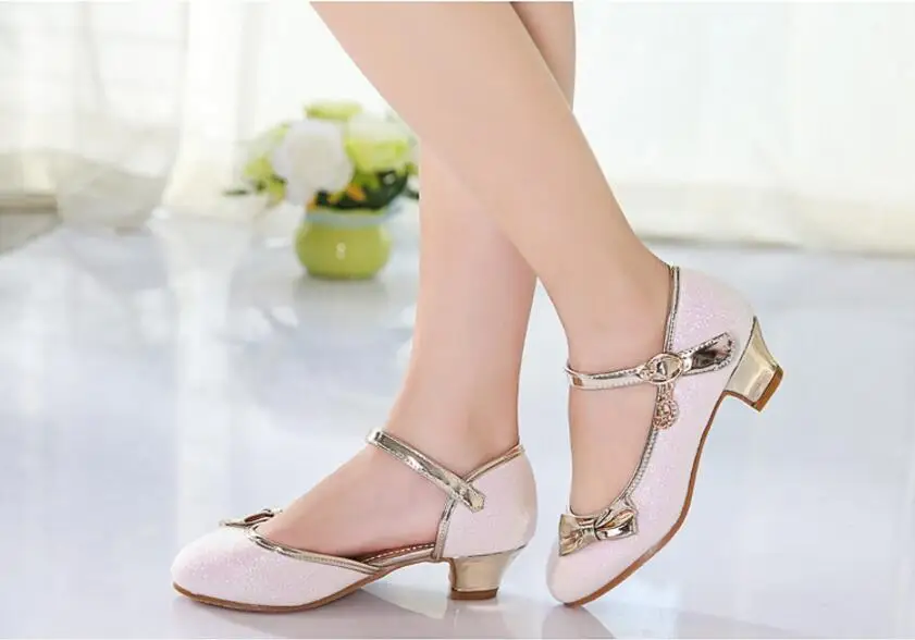 Girls high-heeled shoes-18