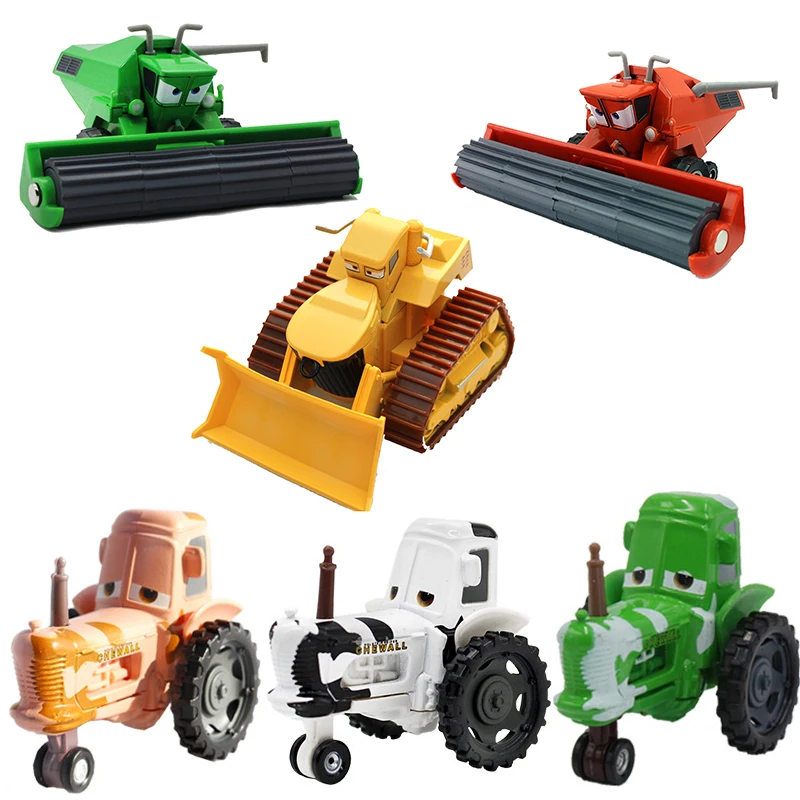Disney Pixar Coche de juguete de Cars 3, juegos de Frank y Tractor