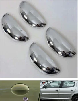 

FUNDUOO For Peugeot 107 / Citroen C1 MK1 / Toyota Aygo MK1 2005 - 2014 New Chrome Car Door Handle Cover Trim Sticker