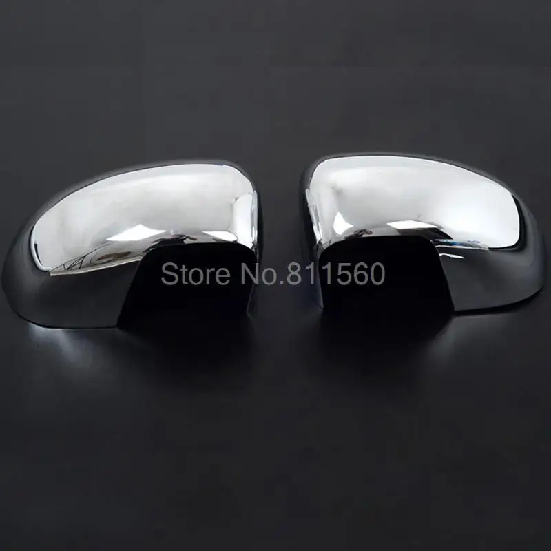 

For JEEP COMPASS 2011 2012 2013 CHROME SIDE WING DOOR MIRROR COVER REAR VIEW TRIM CAP OVERLAY GARNISH