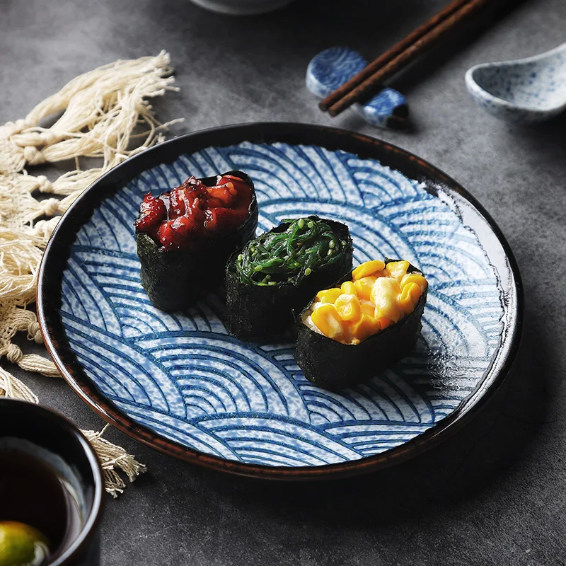 NIMITIME японский стиль керамические чаши для риса и супа ложка чайная чашка ресторанная посуда набор