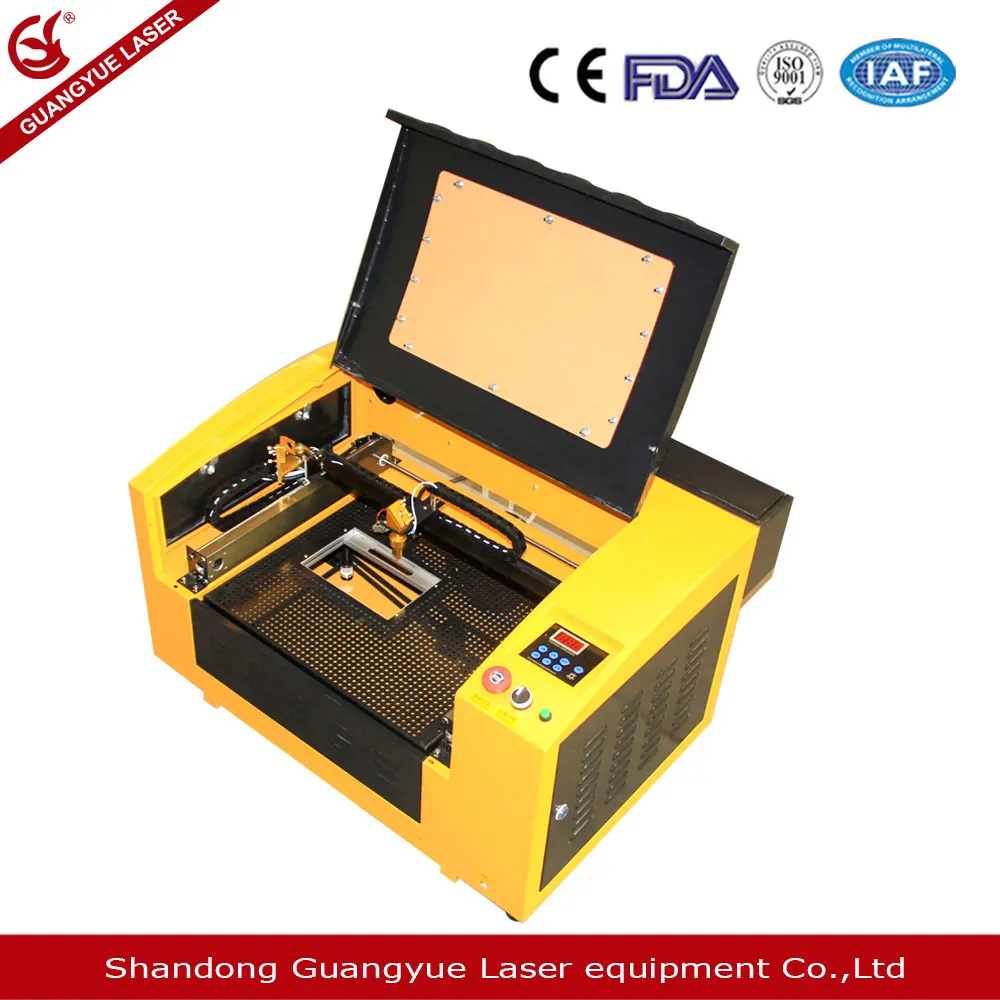 GY 430 60w 400*300mm stamp laser engraving machine mini laser cutting