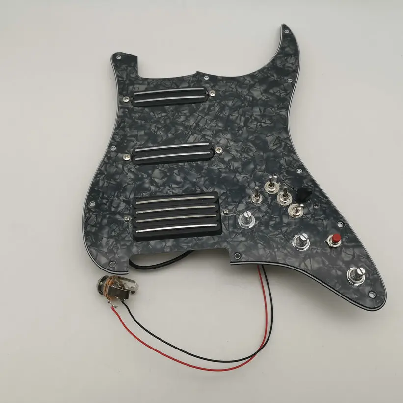 

Double track Guitar Pickups Pickguard SSH Humbucker Pickups 3 independent Push Pull Function1 enhanced tone function Stratocast