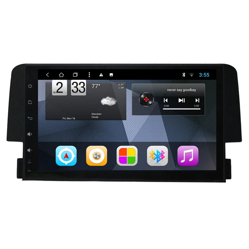 NaviTopia 9 дюймов Octa Core Android 8 1 DVD плеер автомобиля для Honda CIVIC 2016 электроника gps