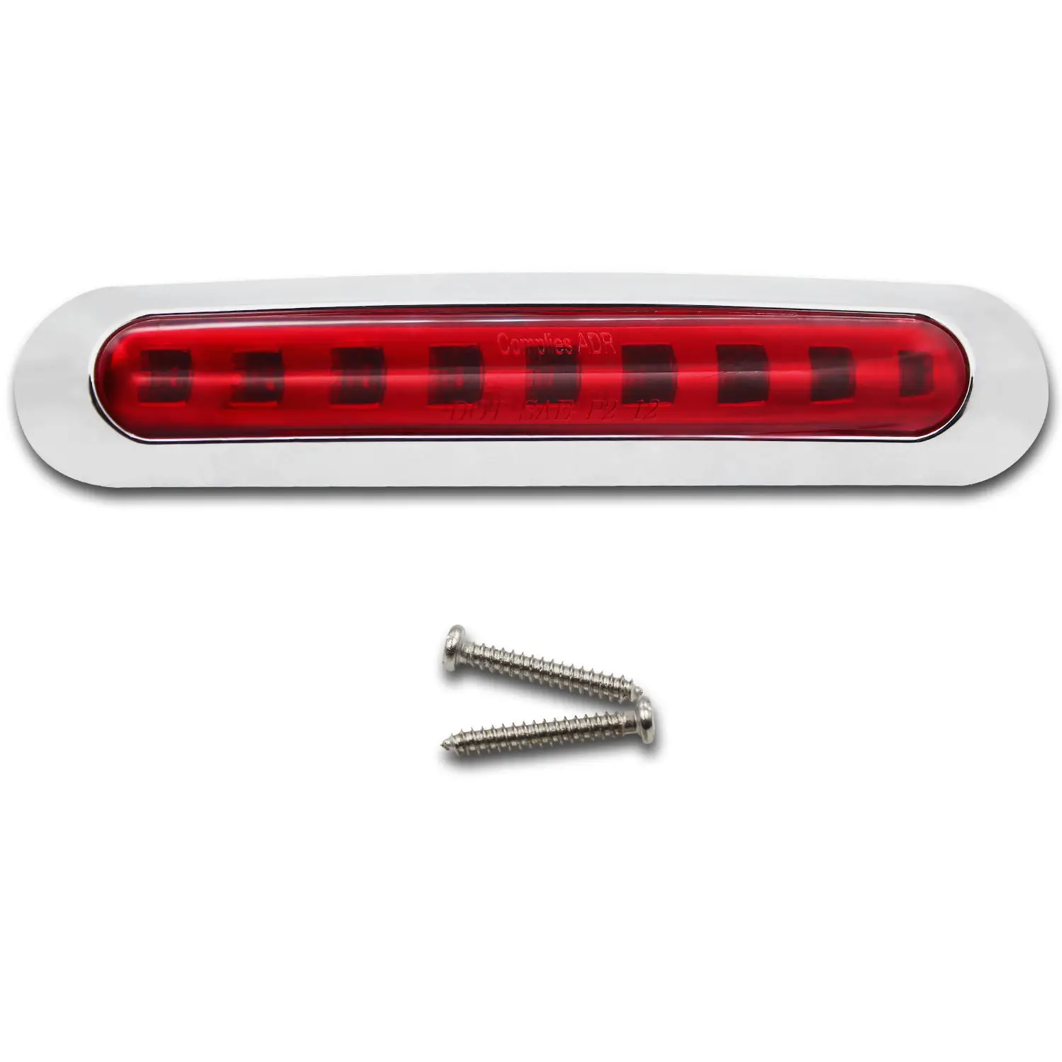 

2X Red 9 SMD LED Truck Trailer Side Marker Tail Light Clearance Indicator Lamp For Car SUV Boat Car Styling