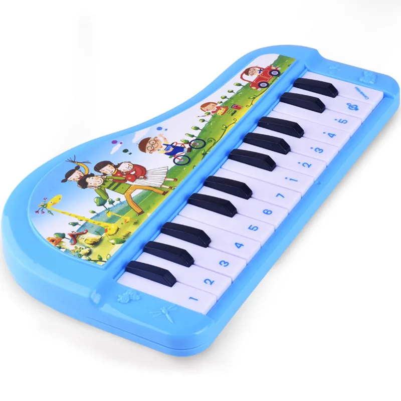 Teclado Electrónico Piano Musical de personaje de dibujos animados para niños Juguete Instrumento 