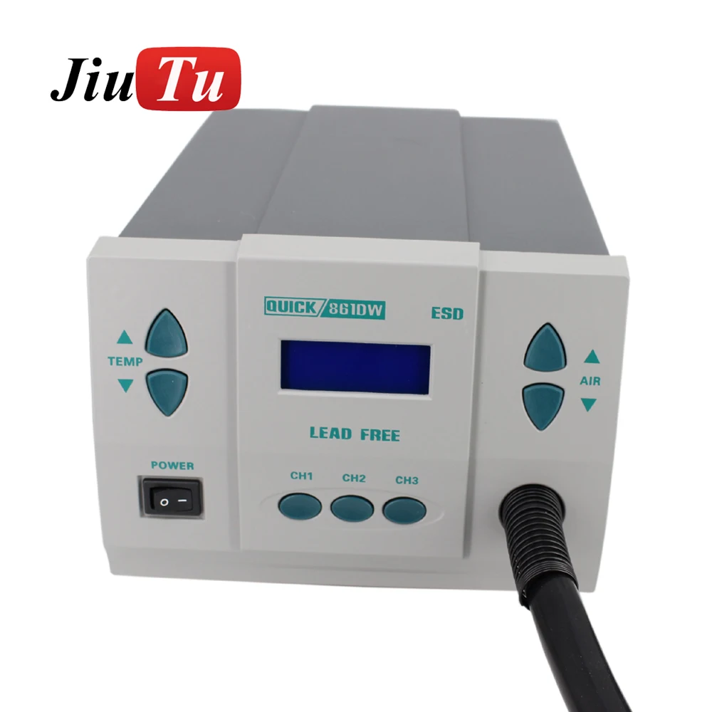 Hot Air Gun 858D 700W BGA Rework Solder Station Soldering Heat Air Gun Station 220V  110V For SMD SMT jiutu (3)