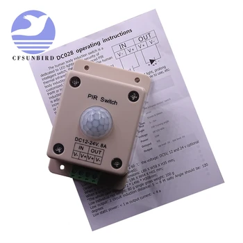 

PIR Infrared Motion Sensor Switch Automatic Module Light On Off Switch LED light Body Induction Light Control Switch