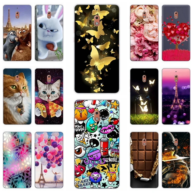 Best Price Soft Silicone Case for Nokia 2.1 3.1 Printing Pattern Cool  Back Cover Phone Cases for Nokia 2 3 Nokia2 Nokia3 2018 Fundas Coque
