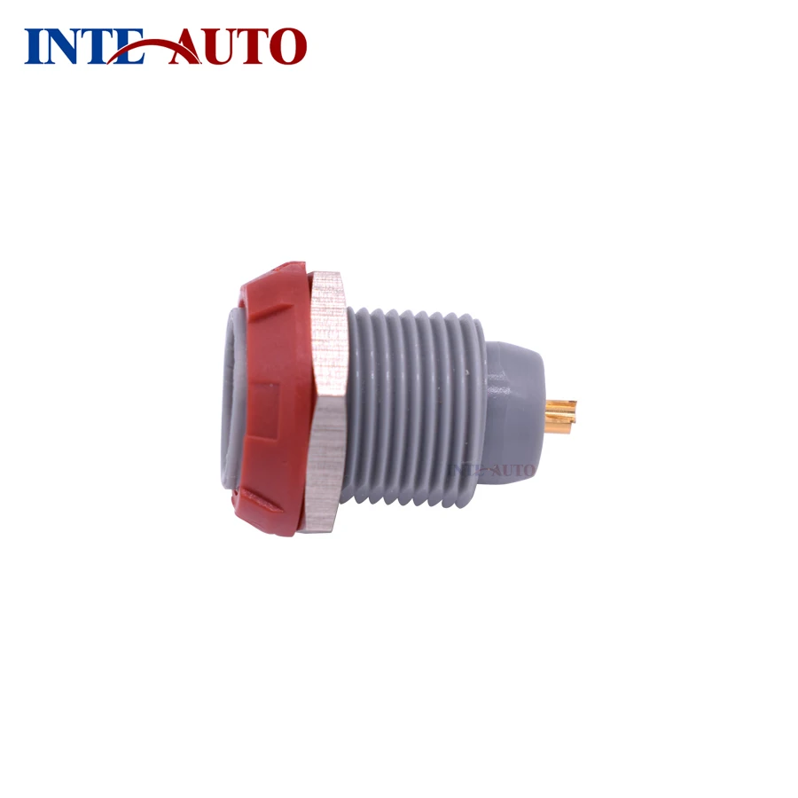 

round ODUs medical connector, plastic female 4 Pins push pull self-locking circular receptacle, PKG.M0.4,solder contacts