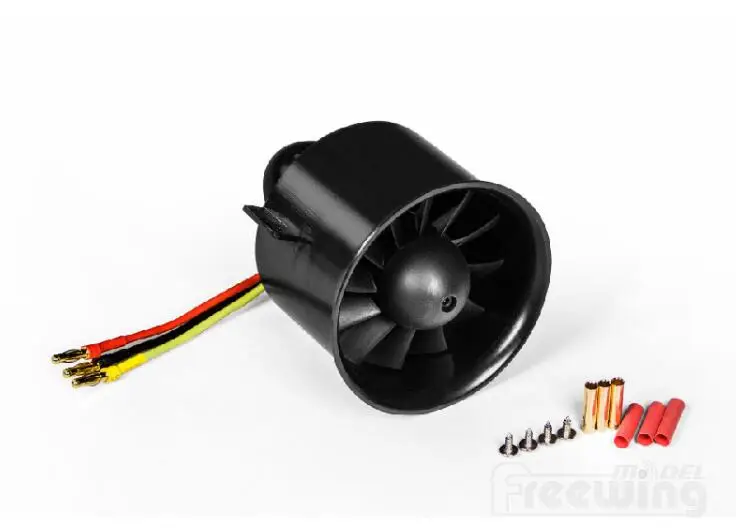 2018 г. самый новый металлический 12 лопастной вентиль Freewing 80 мм EDF 3530 1680KV или 1850KV