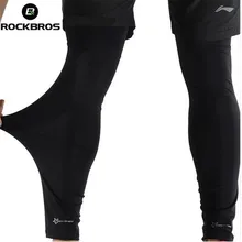 ROCKBROS гетры для бега и велоспорта, леггинсы для защиты от солнца, велосипедные гетры для фитнеса, кемпинга, спорта на открытом воздухе, защитные наколенники