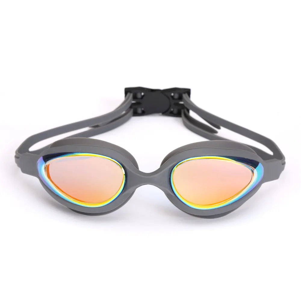 Профессиональный Плавание ming очки для мужчин женщин Анти-туман Защита от УФ-лучей Плавание ming очки Водонепроницаемый силиконовый Плавание очки для взрослых очки - Цвет: As shown