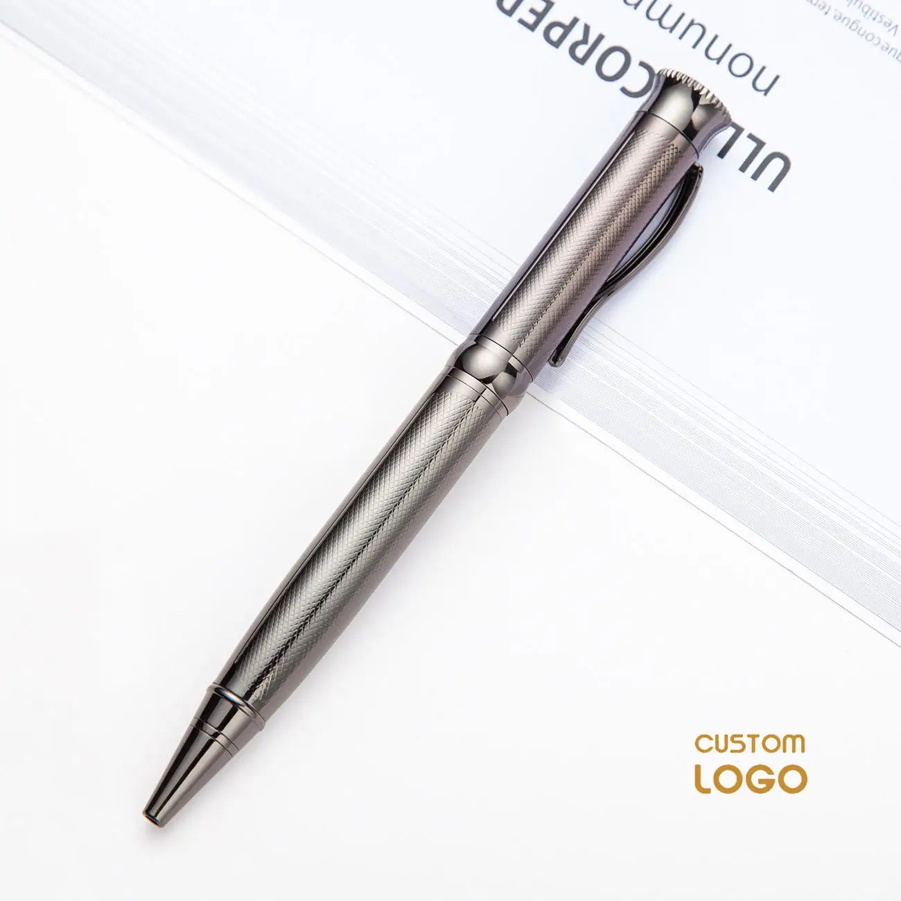 

Promotional Ballpoint Pen Custom Logo Advertising ball Pens for Souvenirs Company Bussiness Gift 1.0mm Office School Stationery