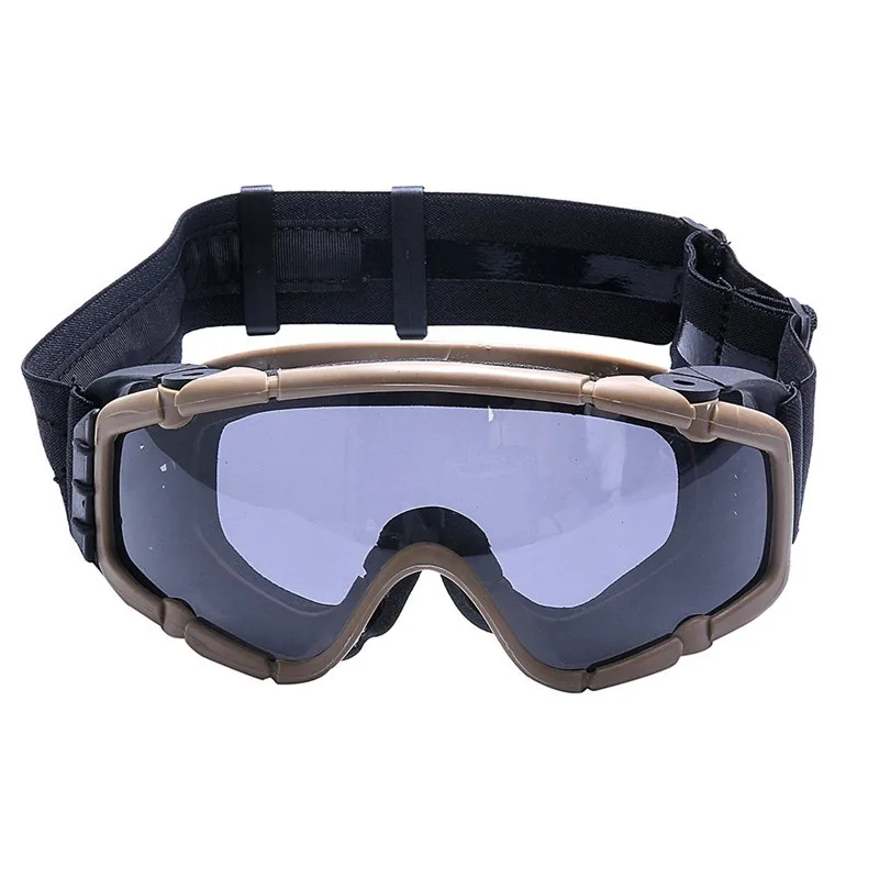 Tactical Anti-Fog Ballistic Goggle Clear Lens Safety Eyeglasses for FAST Helmet