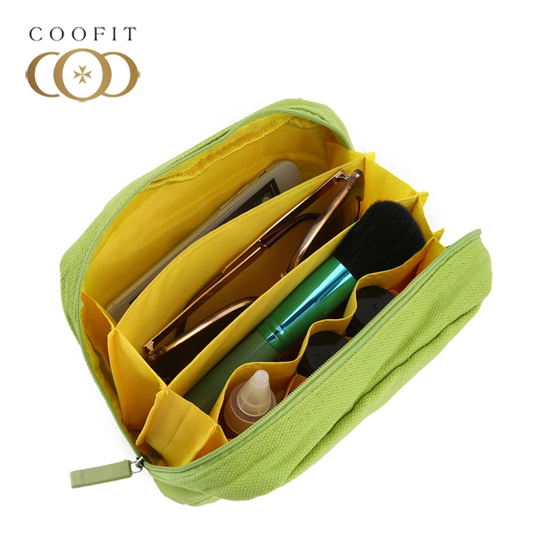 

Coofit Canvas Women Multifunction Handbag Purse Phone Case Girls Cosmetic Storage Card Bag Wallet For Travel Daily Use necesse