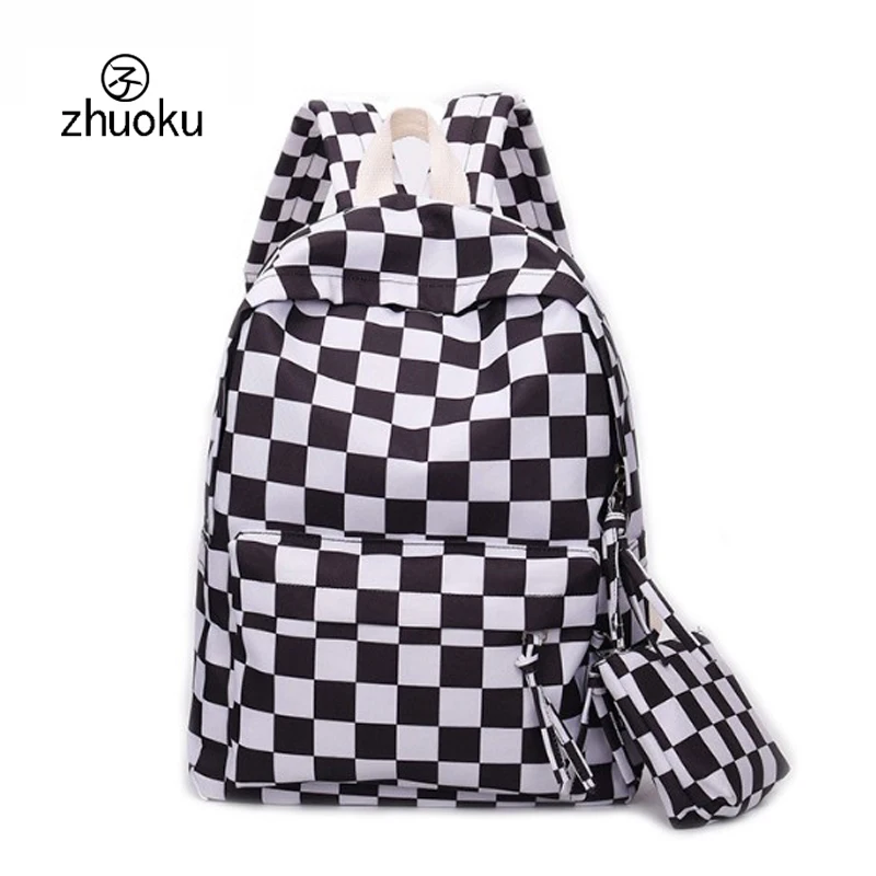 

women backpack travel bagpack school bags for teenage girls school backpack, New Listing stripe canvas backpack Female purses