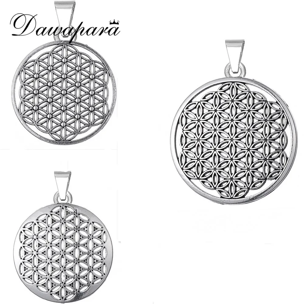 

Dawapara Flower Of Life Men Pendant Women Egyptian Charms For Jewelry Making