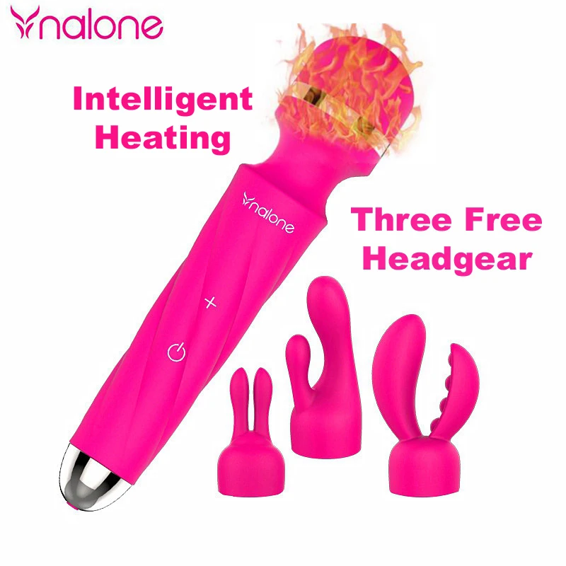  Nalone Heating AV Magic Wand G Spot VibratorWaterproof Clitoral Vibrator Massager Orgasm Masturbator Adult Sex Toys For Women 