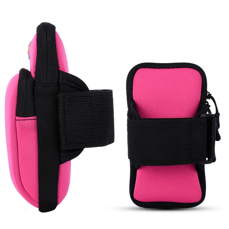 Flash Deal Cycling Neoprene Arm Bag Sport Armband Double Pocket Multi-Function Outdoor Running Waterproof Bag 5