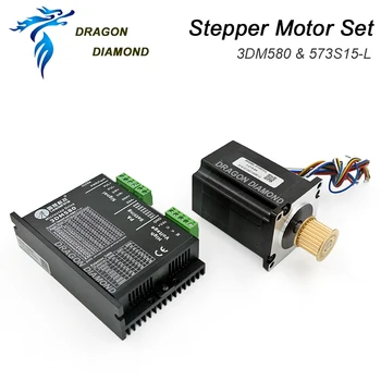 

Leadshine cnc laser Stepper Motor 573S15 and Stepper driver 3DM580 for Co2 laser cutting engraving machines