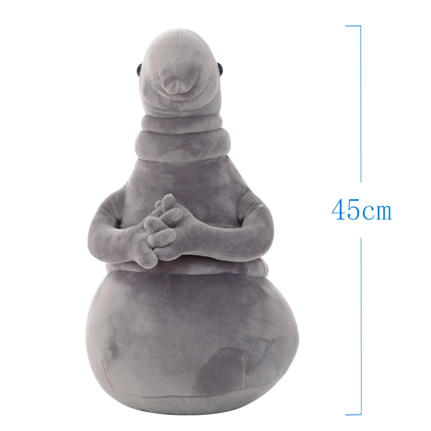 

Babiqu 1pc 45cm Waiting Plush Toy Stuffed Gray Toys Homunculus Loxodontus Kids Creative Gifts Doll