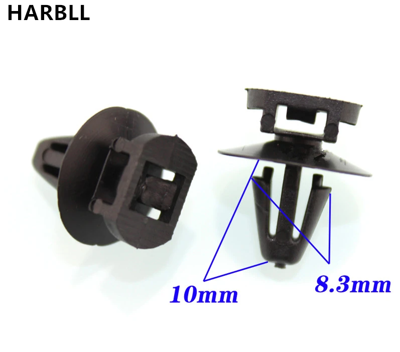 

HARBLL 15PCS For Audi Volkswagen plastic fasteners Car sheet metal M6 mm aperture fixed cable ties base strap clip