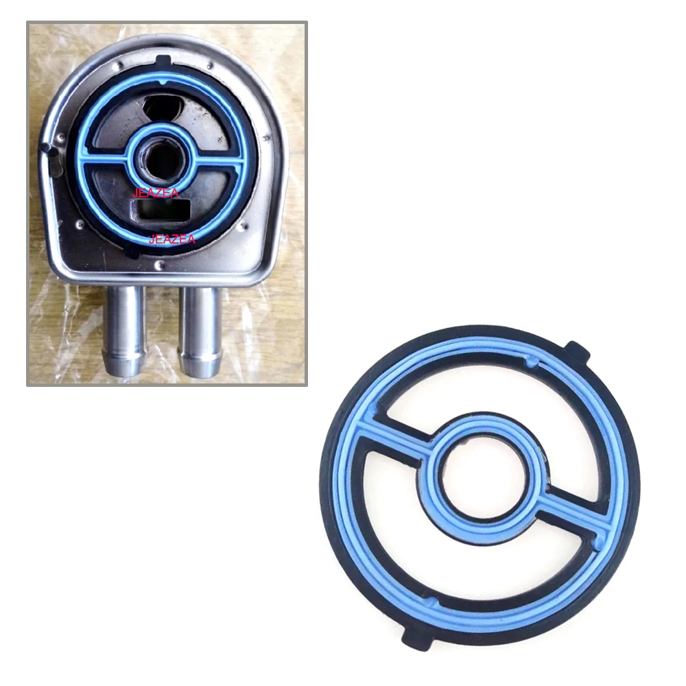 

JEAZEA 1S7Z6A642AAA Rubber Engine Oil Cooler Core Seal Gasket Gaskets For Mazda Engine 3 5 6 Speed 3 6 Miniva CX-7 2006 2007