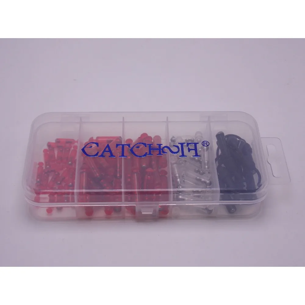 CATCHSIF рыболовные Джиги погремушки Снасти Коробка 86 шт приманки части добавить