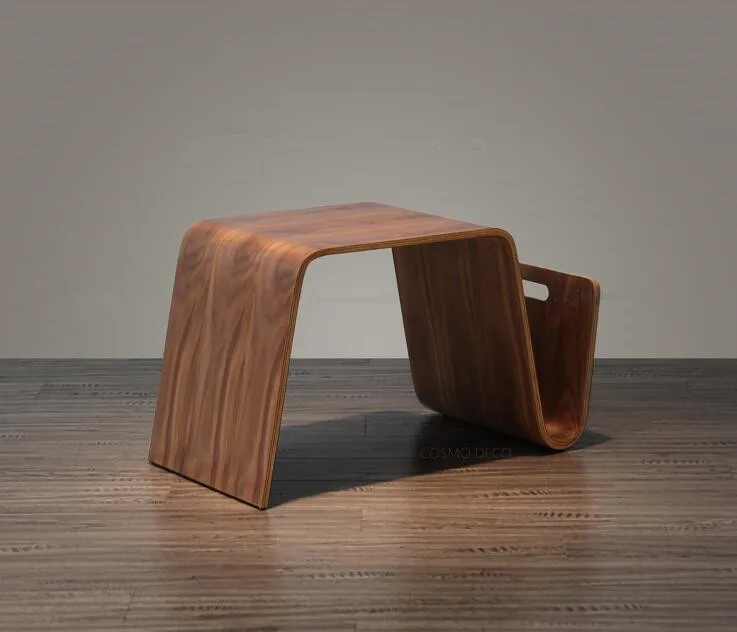 Bentwood Plywood Mid Century Design Modern End Table For Breakfast, Magazine Living Room Furniture Side Tea Bed Table For Laptop Bentwood Plywood Mid Century Design Modern End Table For Breakfast, Magazine Living Room Furniture Side Tea Bed Table For Laptop
